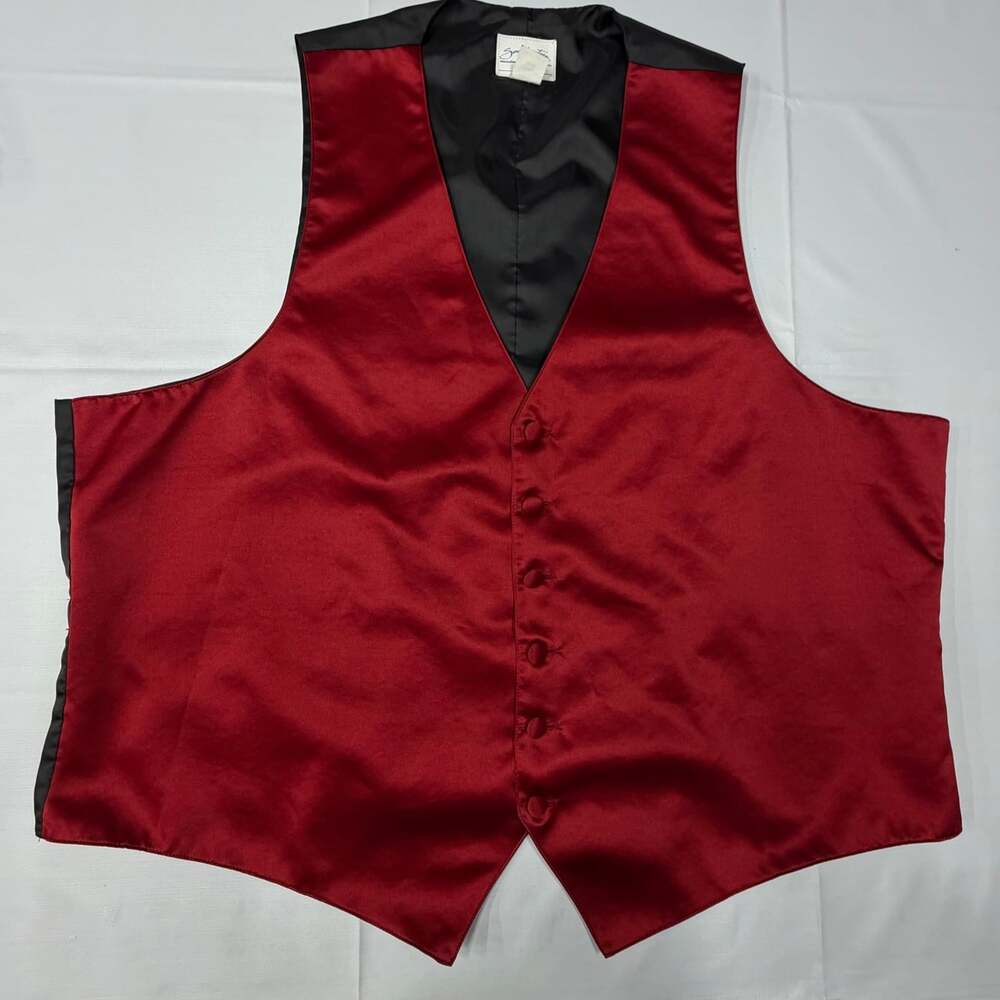 Southeastern Performance Apparel Mens burgundy/red Vest 3X Made in USA waistcoat